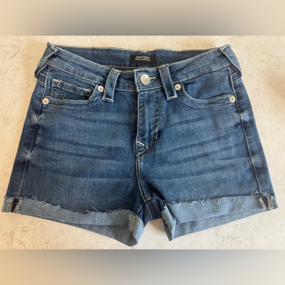 True Religion Blue Denim Jean shorts women’s size 27 - Picture 1 of 10